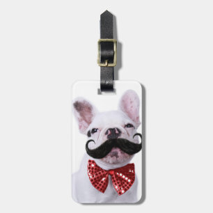 Étiquette À Bagage Chiot de chien de Taureau de Français avec la