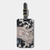 Étiquette À Bagage Chiot de Weimaraner (Devant Vertical)