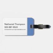 Étiquette À Bagage Chiot Scooby-Doo "Ruh Roh" (Dos horizontal)