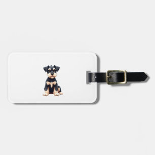 Étiquette À Bagage Chiots Schnauzer Nain (4)