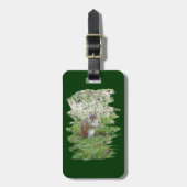 Étiquette À Bagage Chipmunk oriental (Devant Vertical)