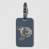 Étiquette À Bagage Chippon français (Devant Vertical)