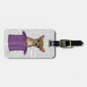 Étiquette À Bagage Chiwawa dans le casquette supérieur (Devant horizontal)