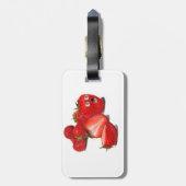 Étiquette À Bagage Choc de fraise (Dos Vertical)