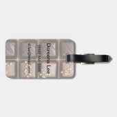 Étiquette À Bagage Chocolat de luxe fait main dans une boîte (Dos horizontal)