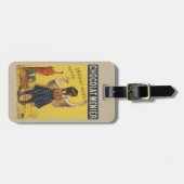 Étiquette À Bagage Chocolat Menier Petite fille Mur écriture (Devant horizontal)