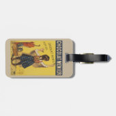 Étiquette À Bagage Chocolat Menier Petite fille Mur écriture (Dos horizontal)