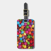 Étiquette À Bagage Chocolate candy rainbow color (Devant Vertical)