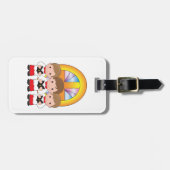 Étiquette À Bagage Choir Boys chantant dans l'église (Devant horizontal)