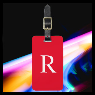 Étiquette À Bagage CHOISISSEZ VOTRE COULEUR ou votre sac Monogramme r