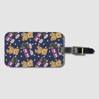 Étiquette À Bagage Choo choo train bear  Luggage Tag