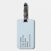 Étiquette À Bagage Chorten Kora - Bhoutan oriental, Himalaya, Asie (Dos Vertical)