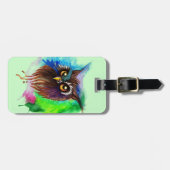 Étiquette À Bagage Chouette à bois (Devant horizontal)