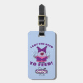 Étiquette À Bagage Chouette avec Fourche et couteau (Devant Vertical)