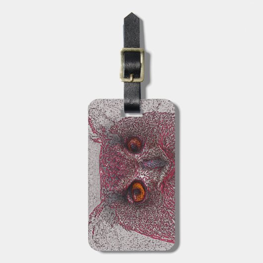 Étiquette À Bagage Chouette éthérée (Devant Vertical)