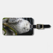 Étiquette À Bagage Chouette moelleuse (Devant horizontal)