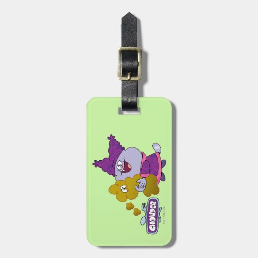 Étiquette À Bagage Chowder et Kimchi (Devant Vertical)