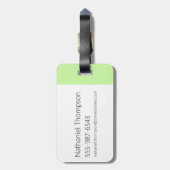 Étiquette À Bagage Chowder et Kimchi (Dos Vertical)