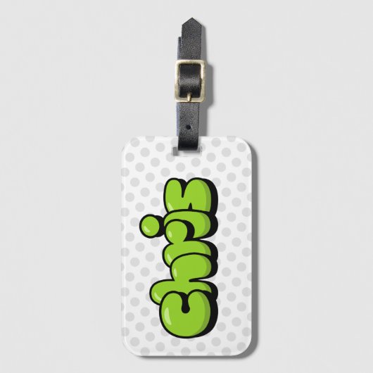 Étiquette À Bagage Chris (Devant Vertical)