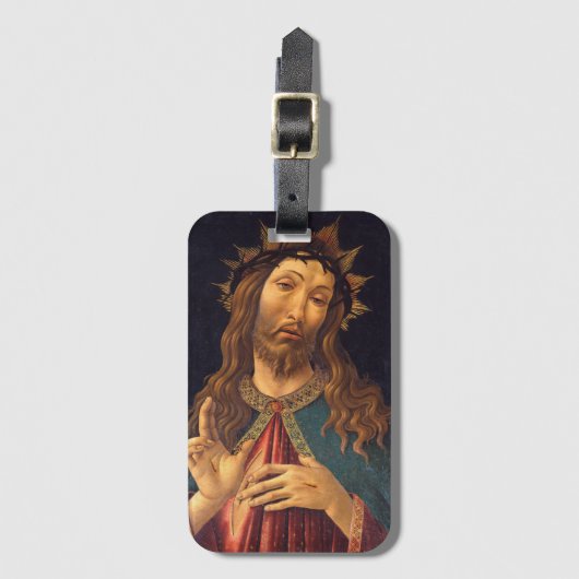Étiquette À Bagage Christ couronné d'épines par Sandro Botticelli (Devant Vertical)
