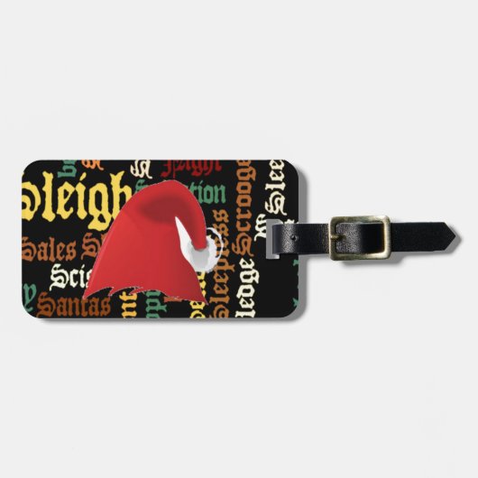 Étiquette À Bagage Christmas empoisonne Have a Nice Day & a Better Ni (Devant horizontal)