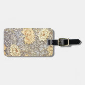 Étiquette À Bagage Chrysanthème de William Morris (Devant horizontal)