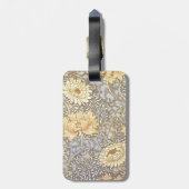 Étiquette À Bagage Chrysanthème de William Morris (Dos Vertical)