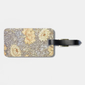 Étiquette À Bagage Chrysanthème de William Morris (Dos horizontal)