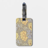 Étiquette À Bagage Chrysanthème Fleurs de Mère en Fleur de William Mo (Dos Vertical)