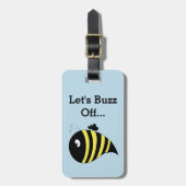 Étiquette À Bagage Chunky Bee (Devant Vertical)