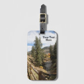 Étiquette À Bagage Chute à Aspen (Devant Vertical)