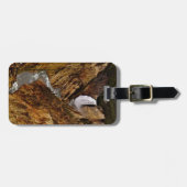 ÉTIQUETTE À BAGAGE CHUTE DE YELLOWSTONE EN PARC NATIONAL DE (Devant horizontal)