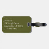 Étiquette À Bagage Chutes Baring au parc national des Glaciers (Dos horizontal)