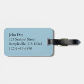 Étiquette À Bagage Chutes d'Ohiopyle en Pennsylvanie (Dos horizontal)