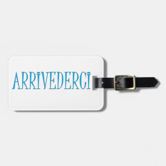 Étiquette À Bagage Ciao (Devant horizontal)