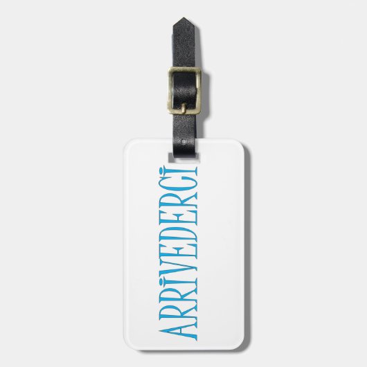 Étiquette À Bagage Ciao (Devant Vertical)