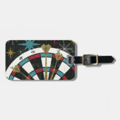 Étiquette À Bagage Cible de flechettes illustrative (Devant horizontal)