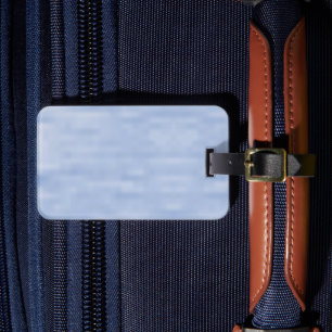 Étiquette À Bagage Ciel bleu clair minimaliste abstrait motif mignon