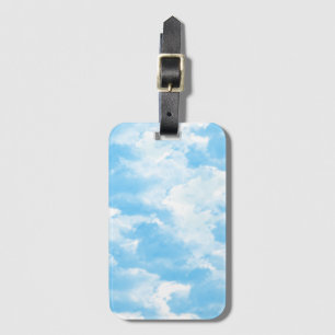 Étiquette À Bagage Ciel bleu nuages