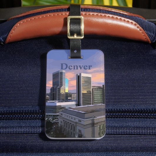 Étiquette À Bagage Ciel de Denver (Insitu Rectoal 2)