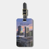 Étiquette À Bagage Ciel de Denver (Devant Vertical)