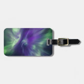 Étiquette À Bagage Ciel des auréoles nordiques (Devant horizontal)