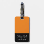 Étiquette À Bagage Ciel des Caraïbes (Dos Vertical)