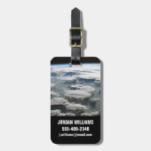 Étiquette À Bagage Ciel orageux au-dessus de l'Amazonie (Devant Vertical)