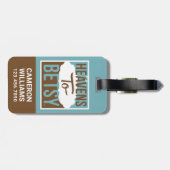 Étiquette À Bagage Cieux à Betsy (Dos horizontal)