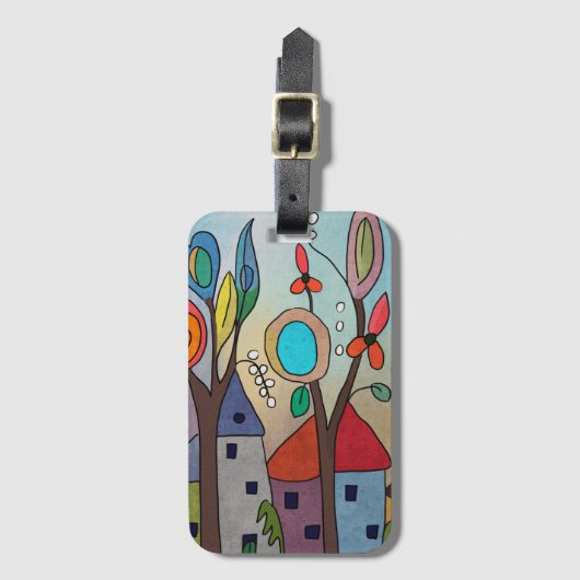 Étiquette À Bagage Cigognes (Devant Vertical)