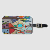 Étiquette À Bagage Cigognes (Devant Horizontal)