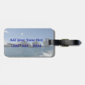 Étiquette À Bagage Cinq bateaux de croisière faits sur commande (Dos horizontal)