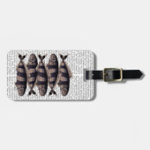 Étiquette À Bagage Cinq poissons triés (Devant horizontal)