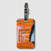 Étiquette À Bagage Cinquante nuances d'orange - Senbon Torii, Kyoto (Devant Vertical)